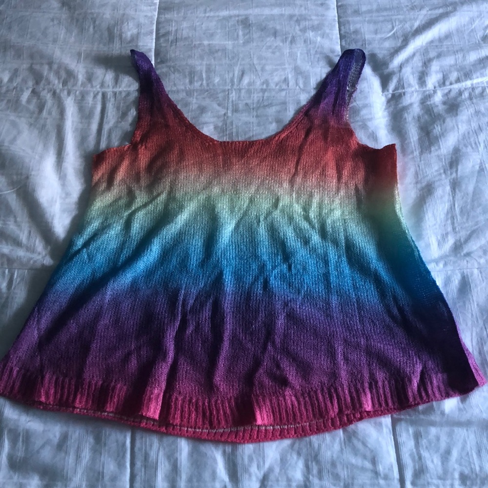 Ombré Rainbow Tank